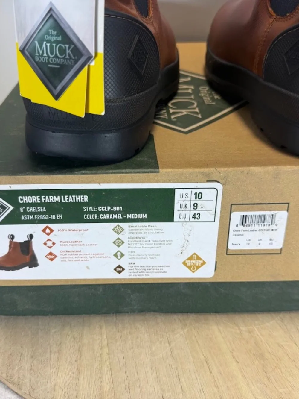 Muck Chore Farm Leather 6